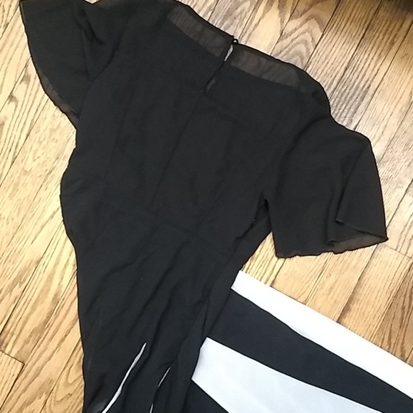 Black and White romantic maxi dress - Picture 4 of 6